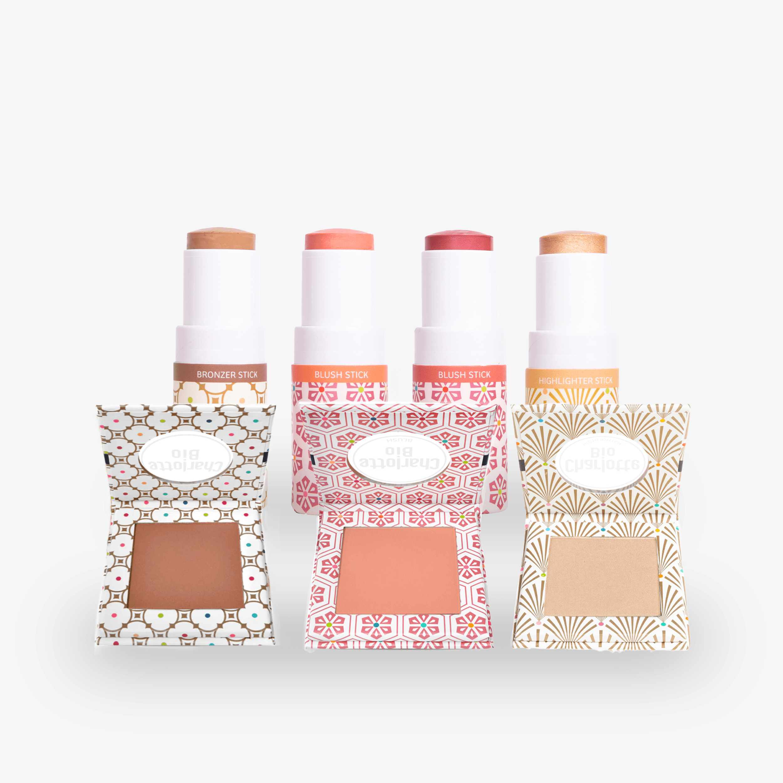 Blush, bronzer en highlighter