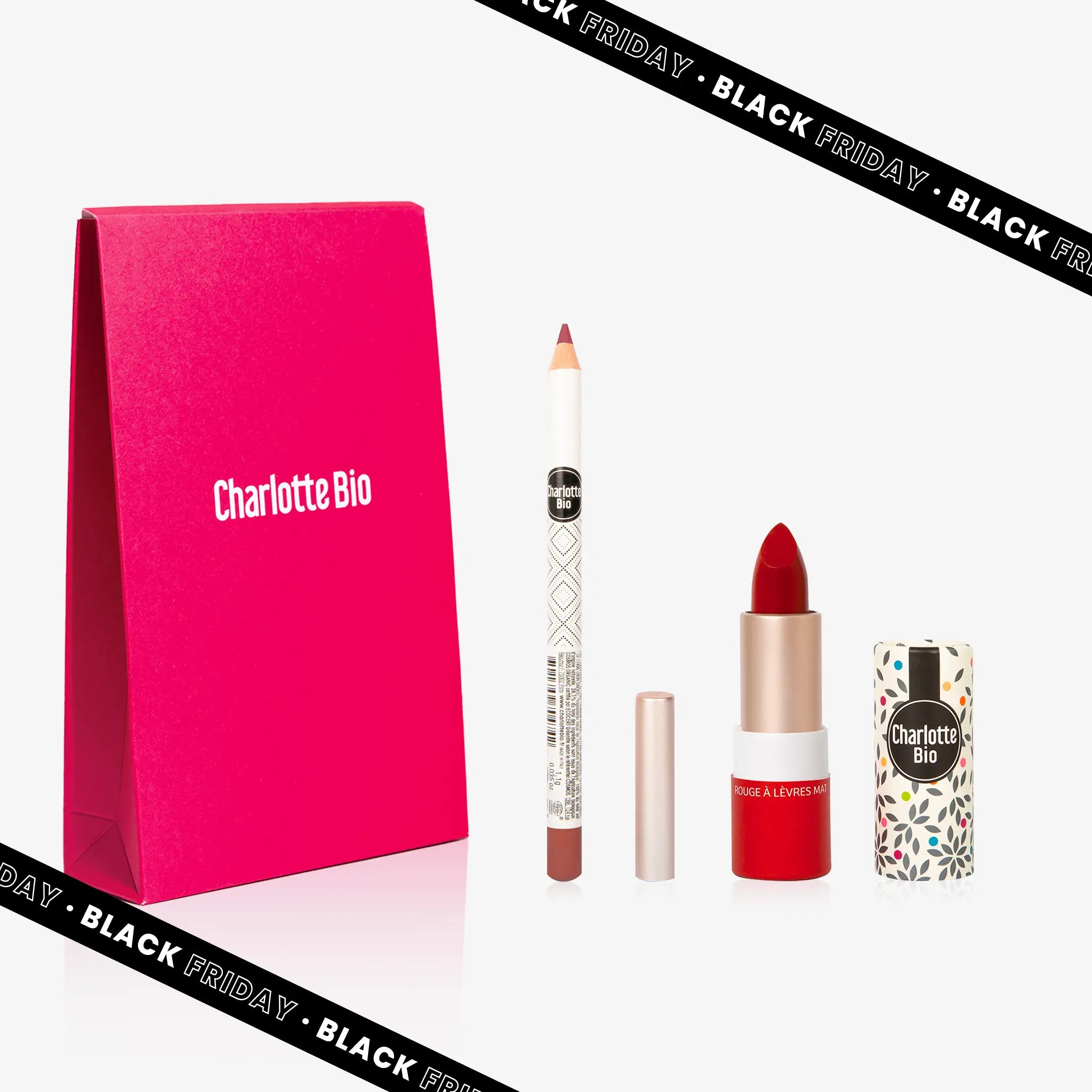 Potlood en lippenstift duo