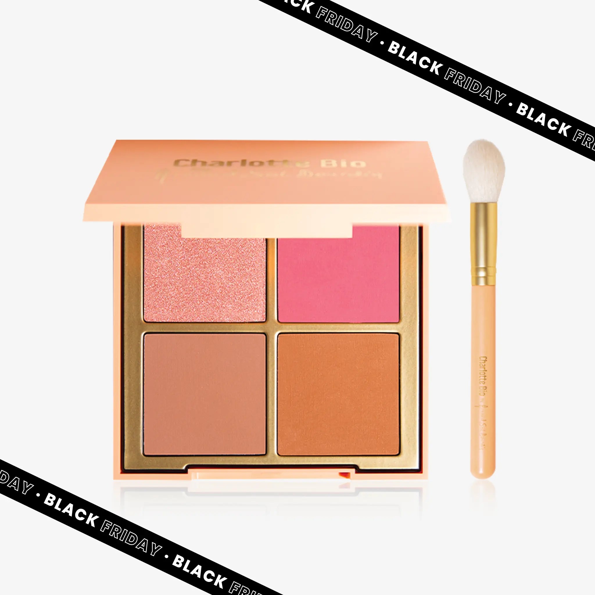 Duo: palet met gezonde gloed + penseel