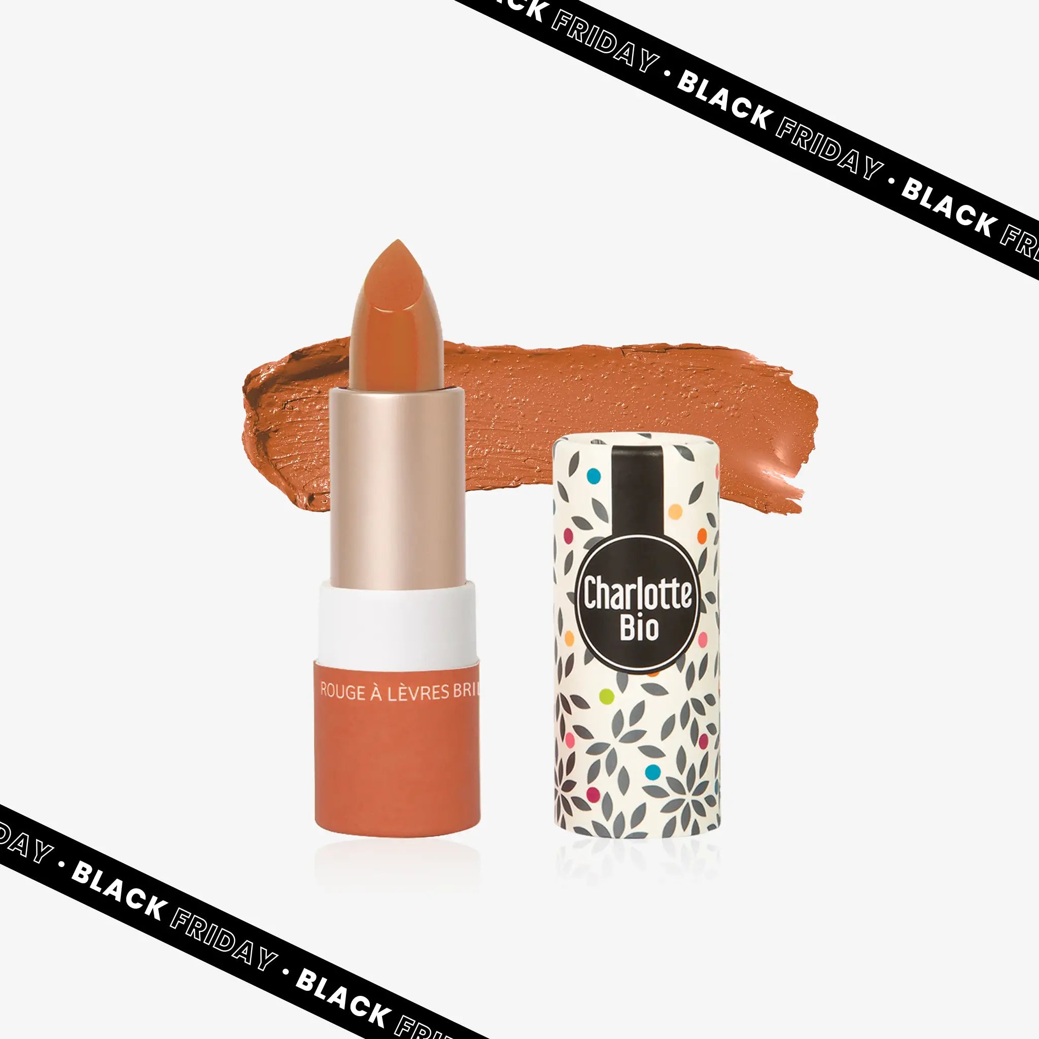 De glanzende lippenstift