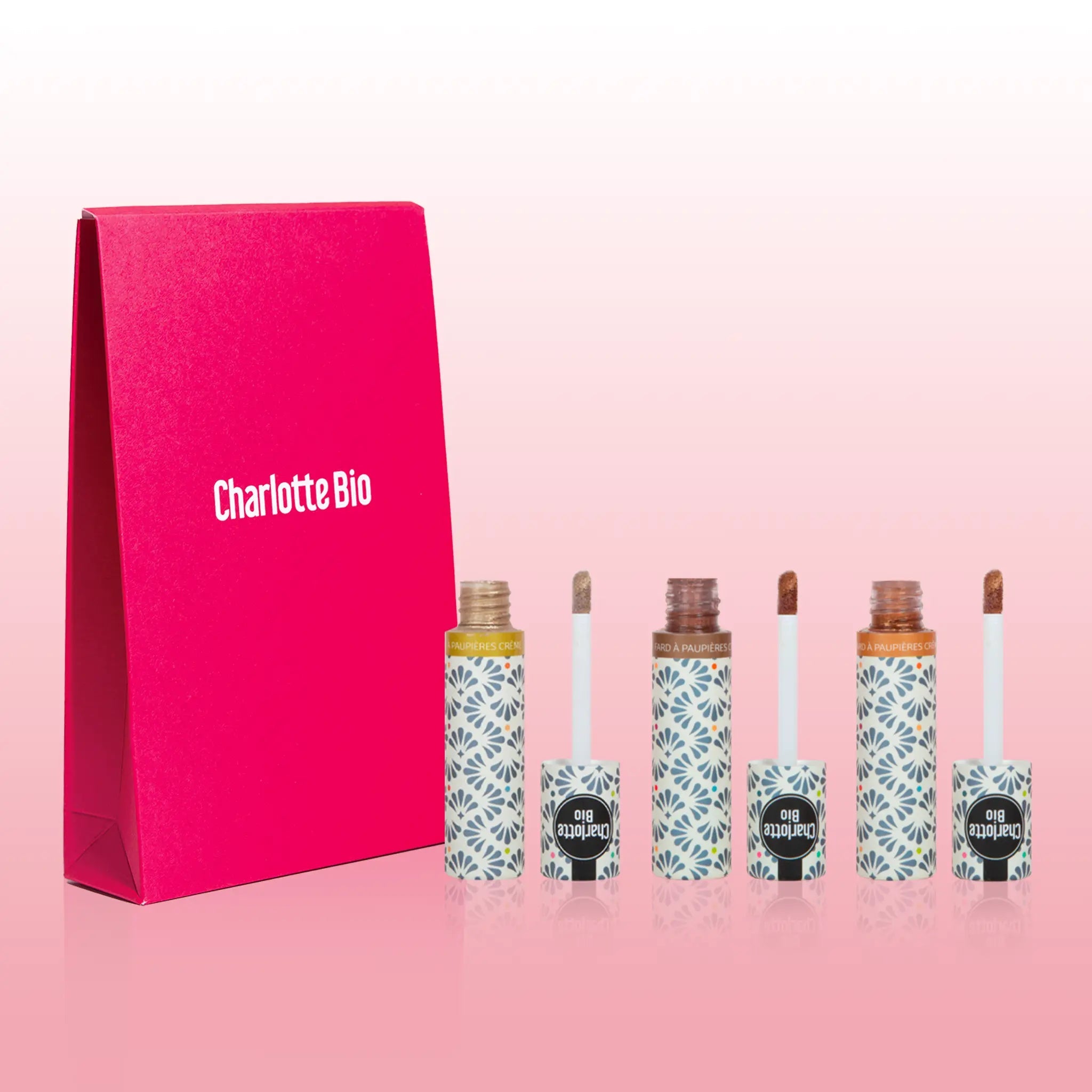 2025-17 - Oogschaduwtrio - goud, bruin en koper - Charlotte Bio