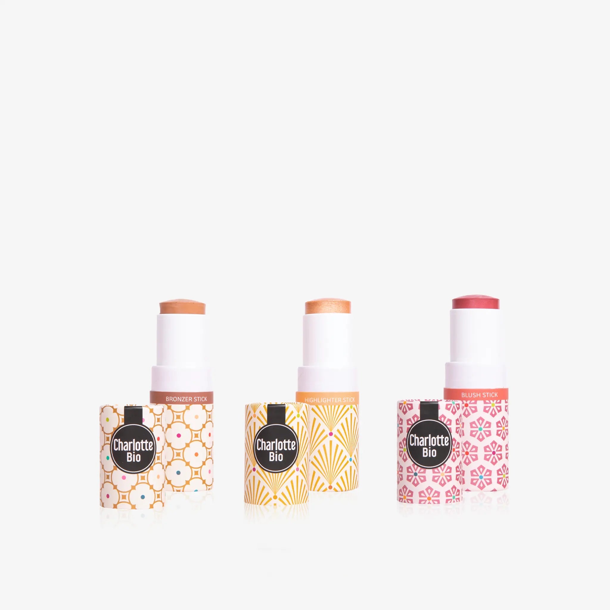 2024 - 11 - Teintrio sticks: bronzer + blush + highlighter - Charlotte Bio